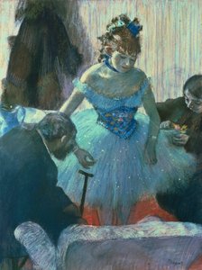 Danseuse dans sa loge - Edgar Degas